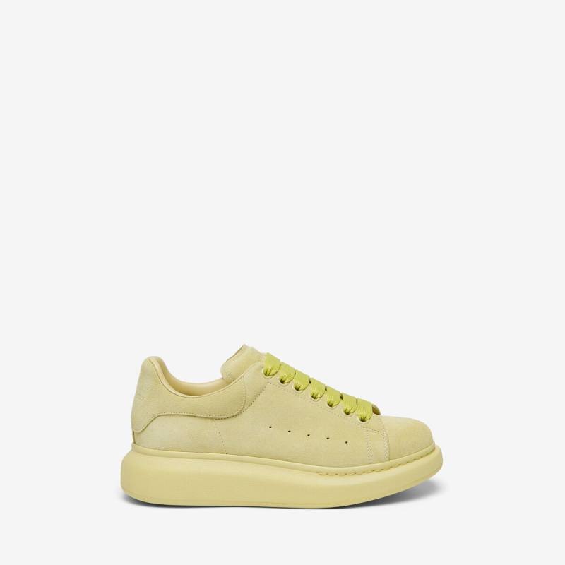 Alexander McQueen Women's Yellow Oversized Sneaker - 10 (Calf Leather)